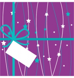 Gift tag vector image