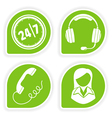 Business support icons vector image