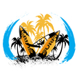Surfboard vector image