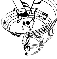 Musical notes Musical notes vector image