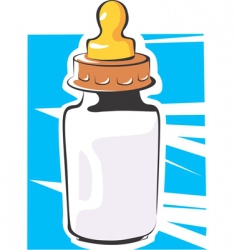 Feeding bottle vector image