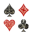 Playing Cards Symbols vector image