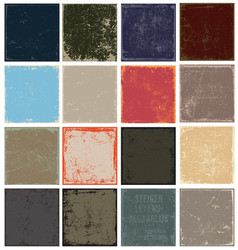 Grunge panels vector image