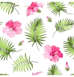 Seamless shell pattern hand drawn seashells Vector Image