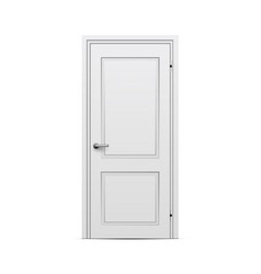 Closed door vector image