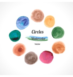 Colored circles Colored circles vector image