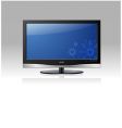 LCD TV set vector image