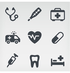 Medical icon set vector image