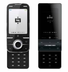 Cellular telephone vector image
