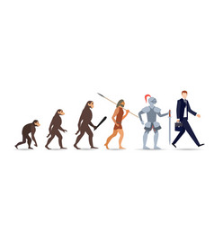 Man evolution Royalty Free Vector Image - VectorStock