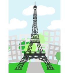 Cartoon Paris vector image