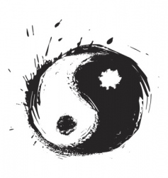 Yinyang symbol vector image