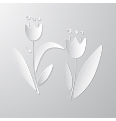 Paper Flowers vector image