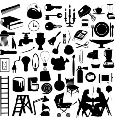 House subjects vector image
