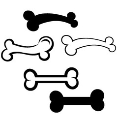 Dog bone vector image