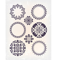 Set of vintage arabic vector image