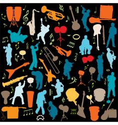In concert vector image