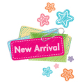 New arrival vector image