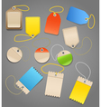 Shopping tags Shopping tags vector image
