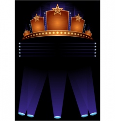 Premiere poster vector image