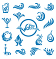 Waters design vector image