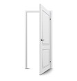 Open door vector image
