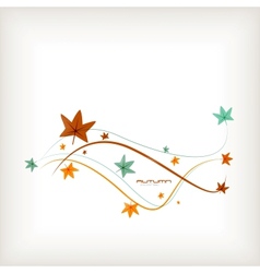 Autumn leaves nature background Autumn leaves nature background vector image