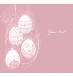 Eggs back vector image