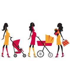 Chick Motherhood vector image