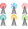 Cell tower pack Cell tower pack vector image