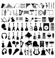 Musical instruments vector image
