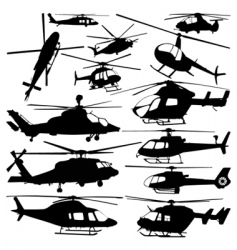 Helicopter vector image