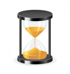 Hourglass icon vector image