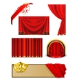 Theater set vector image