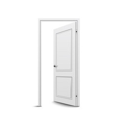Open door vector image