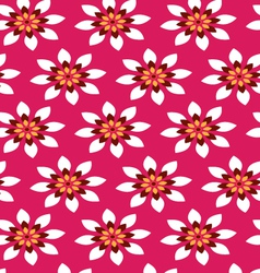Flower wrapping paper vector image