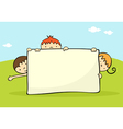 Kids banner vector image
