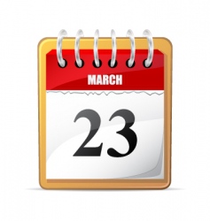 Calendar vector image