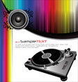 Music background vector image