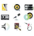 Video icons vector image