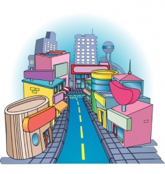 Cityscape vector image