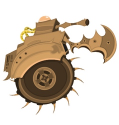 Killing tank machine vector image