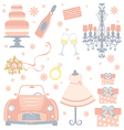Cute bridal shower vector image