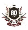Grunge gang design vector image
