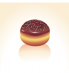 Donut vector image