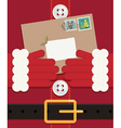 Letter for santa vector image