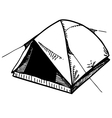 Camping tent vector image
