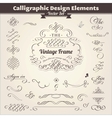 Calligraphic Design Elements Calligraphic Design Elements vector image