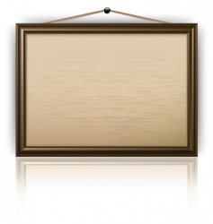 Notice board vector image