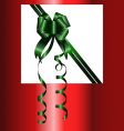 Christmas bow vector image